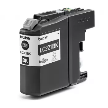 Brother LC221BK rašalo kasetė 1 vnt. Originali juoda
