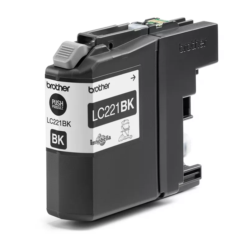 Brother LC221BK rašalo kasetė 1 vnt. Originali juoda