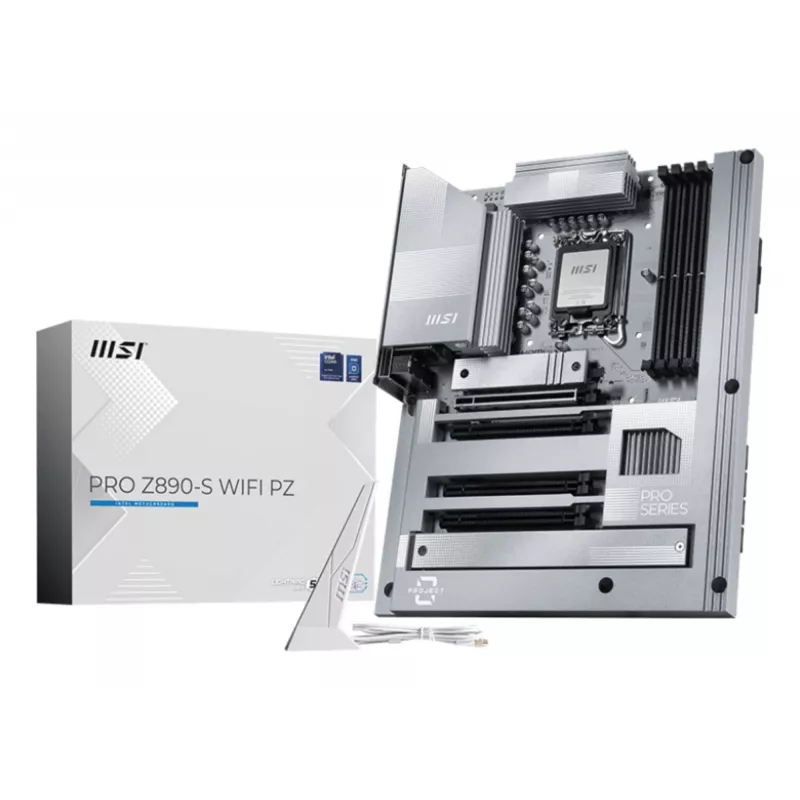 MSI PRO Z890-S WIFI PZ pagrindinė plokštė Intel Z890 LGA 1851 (Socket V1) ATX