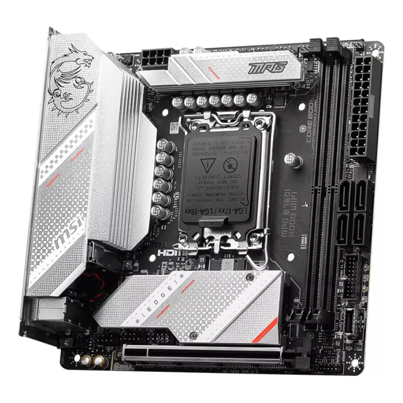 MSI MPG B760I EDGE WIFI pagrindinė plokštė Intel B760 LGA 1700 mini ATX