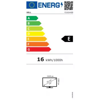DELL P2424HEB 60,5 cm (23,8 colio) LCD 1920 x 1080 pikselių Full HD