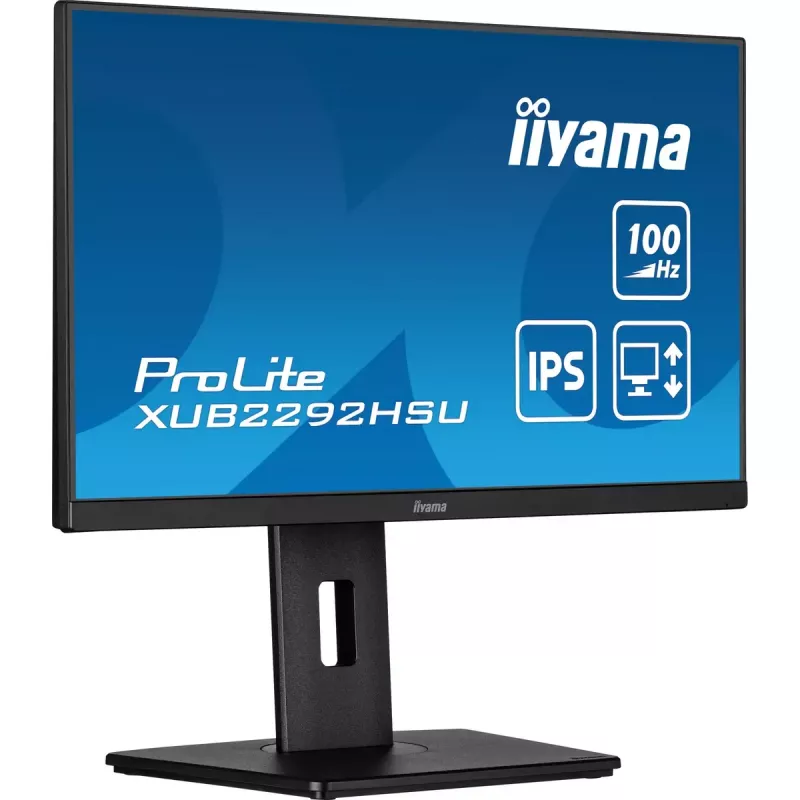 iiyama ProLite XUB2292HSU-B6 kompiuterio monitorius 54,6 cm (21,5 col.) 1920 x 1080 pikselių Full HD LED juodas