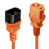 Lindy 2 m IEC ilginamasis laidas, oranžinis