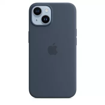 APPLE iPhone 14 - Silikoninis Dėklas su MagSafe - Audros Mėlyna