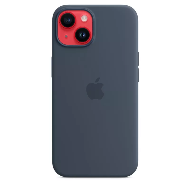 APPLE iPhone 14 - Silikoninis Dėklas su MagSafe - Audros Mėlyna