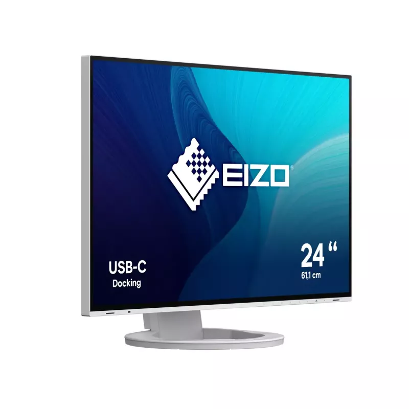 EIZO FlexScan EV2485-WT kompiuterio monitorius 61,2 cm (24,1 colio) 1920 x 1200 pikselių WUXGA LCD Baltas