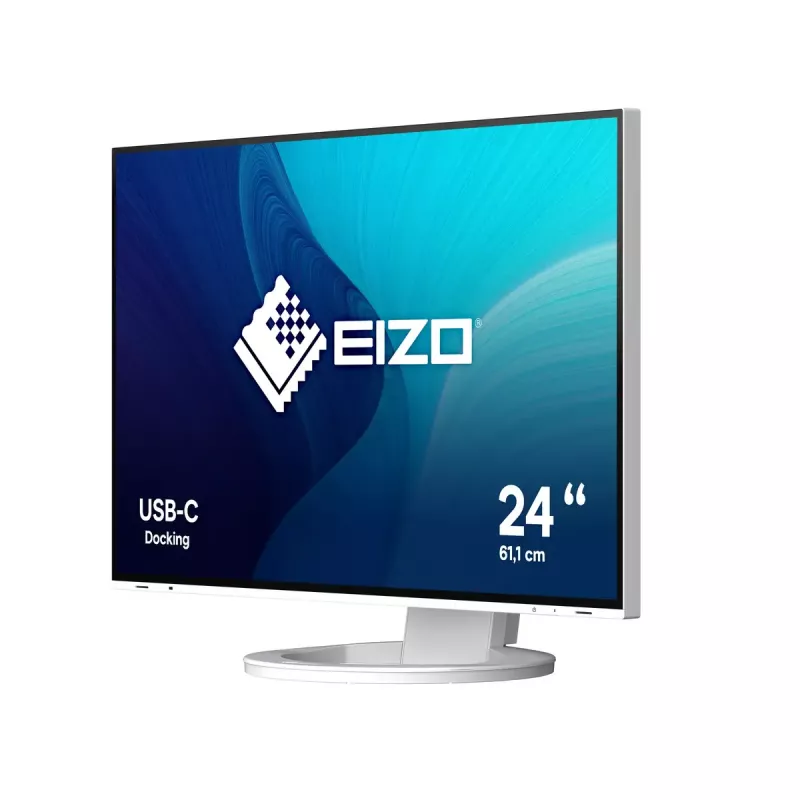 EIZO FlexScan EV2485-WT kompiuterio monitorius 61,2 cm (24,1 colio) 1920 x 1200 pikselių WUXGA LCD Baltas