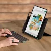 Klaviatūrinis dėklas Logitech Flip Folio QWERTZ Vokiečių iPad Pro/Air 11 colių, Bluetooth, Grafitas, baterija 90 mAh