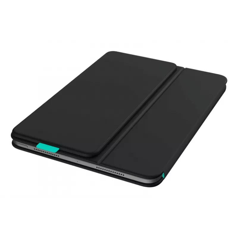 Klaviatūrinis dėklas Logitech Flip Folio QWERTZ Vokiečių iPad Pro/Air 11 colių, Bluetooth, Grafitas, baterija 90 mAh