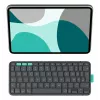 Klaviatūrinis dėklas Logitech Flip Folio QWERTZ Vokiečių iPad Pro/Air 11 colių, Bluetooth, Grafitas, baterija 90 mAh