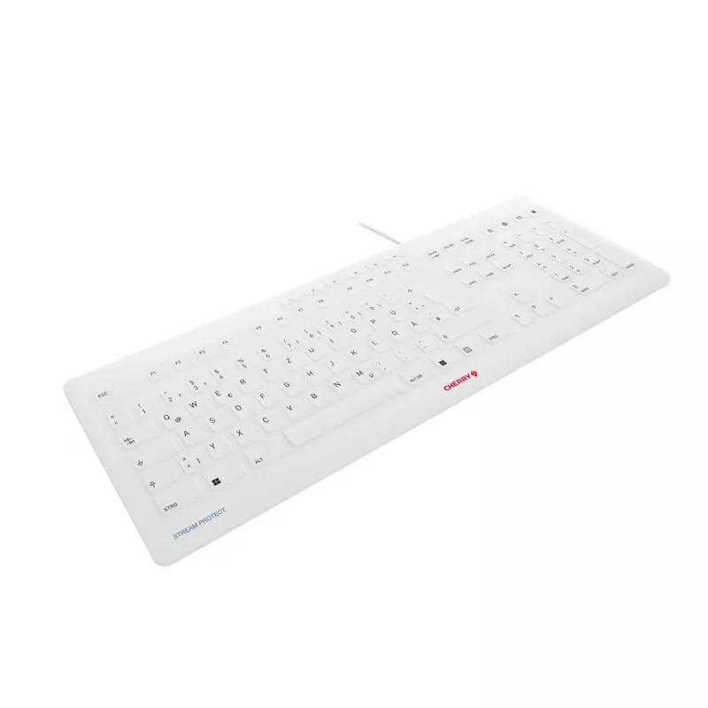 Klaviatūra CHERRY Stream JK-8502DE-0 USB QWERTZ vokiška pilka laidinė 115 klavišų