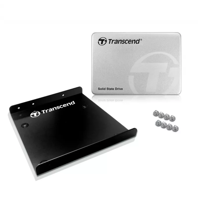 TRANSCEND SSD 370 128GB 2.5in SATA Ill 6gb/s Mlc Aluminium Housing