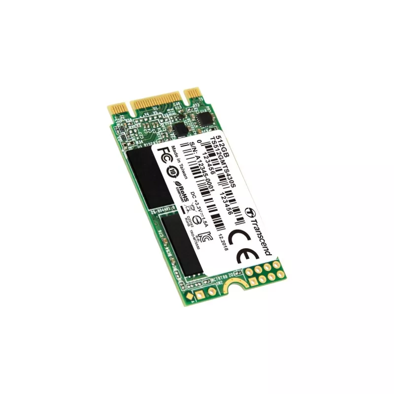 Transcend SSD 430S 512 GB M.2 2242 SATA III 6 Gb/s 3D NAND