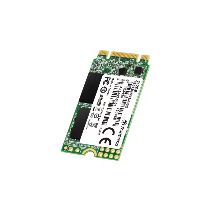 Transcend SSD 430S 512 GB M.2 2242 SATA III 6 Gb/s 3D NAND