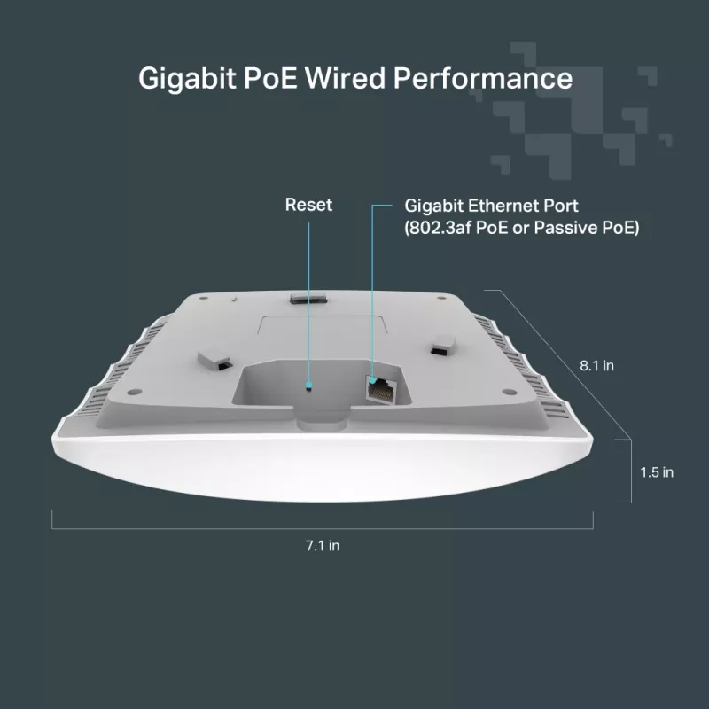 TP-Link FESTA F52 belaidis prieigos taškas 867 Mbit/s Baltas Maitinimas per Ethernet (PoE)