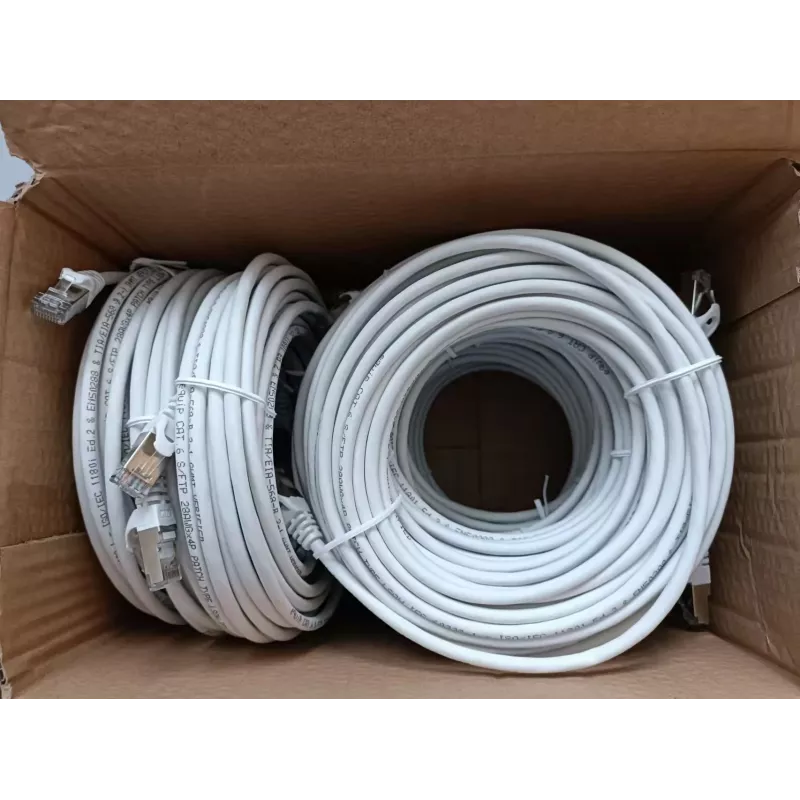 Equip Cat.6 S/FTP Patch Cable, 10.0m, White, 9vnt/rinkinys