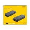 DELOCK DisplayPort 1.4 KVM jungiklis 8K 30Hz USB 3.0 + Garsas