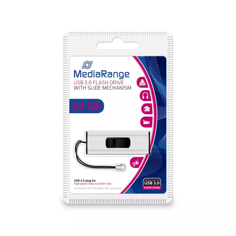 USB flash drive MediaRange 64 GB USB Type-A 3.2 Gen 1 MR917