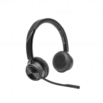 HP Poly Savi 7420 Office Stereo DECT 1880-1900 MHz ausinės, belaidės, biurui/skambučių centrui, 20 - 20000 Hz, 160 g, ausinės, juodos