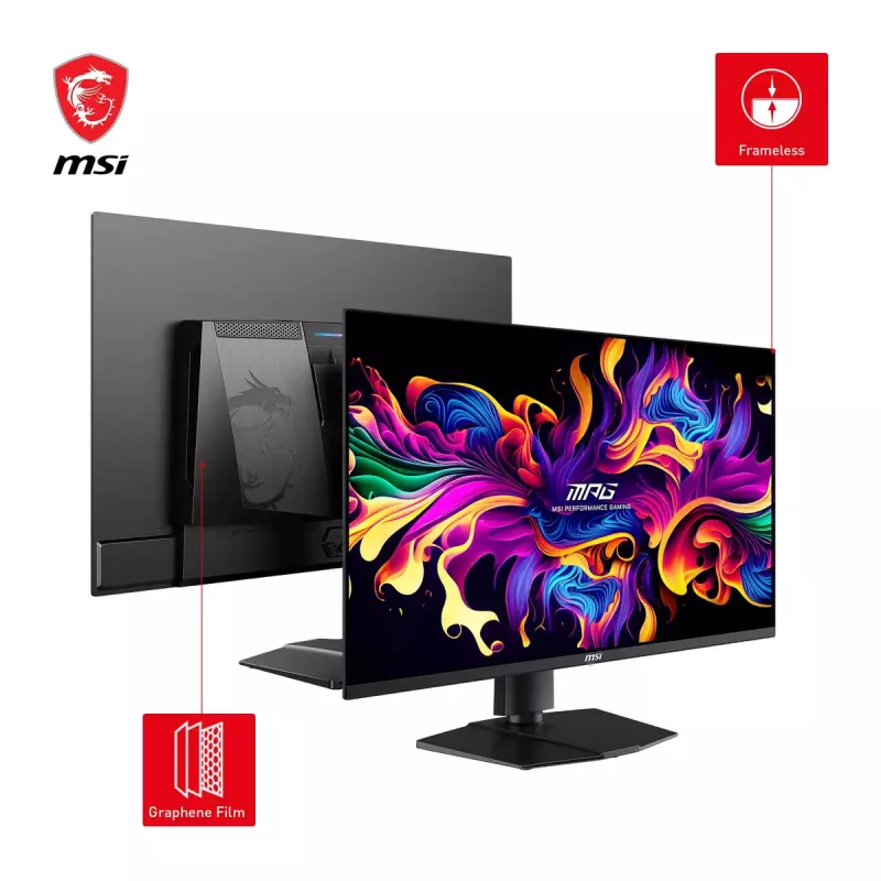 MSI MPG 321URXDE QD-OLED kompiuterio monitorius 80 cm (31,5 colio) 3840 x 2160 pikselių 4K Ultra HD juodas