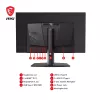 MSI MPG 321URXDE QD-OLED kompiuterio monitorius 80 cm (31,5 colio) 3840 x 2160 pikselių 4K Ultra HD juodas