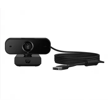 HP 435 FHD Webcam, 2 MP, 1920 x 1080 pikselių, Full HD, 30 kadrų per sekundę, UVC 1.1, automatinis