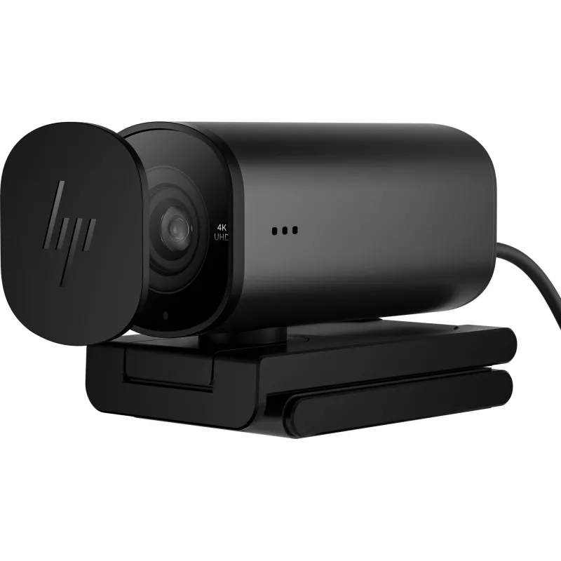 HP 965 4K srautinio transliavimo internetinė kamera, 8 MP, 3840 x 2160 pikselių, Full HD, 60 fps, 1280x720@30fps, 1280x720@60fps, 1920x1080@30fps, 1920x1080@60fps, 3840x2160@30fps, USB