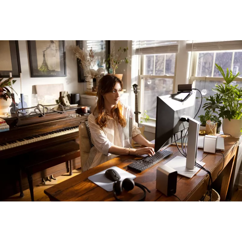 HP 965 4K srautinio transliavimo internetinė kamera, 8 MP, 3840 x 2160 pikselių, Full HD, 60 fps, 1280x720@30fps, 1280x720@60fps, 1920x1080@30fps, 1920x1080@60fps, 3840x2160@30fps, USB