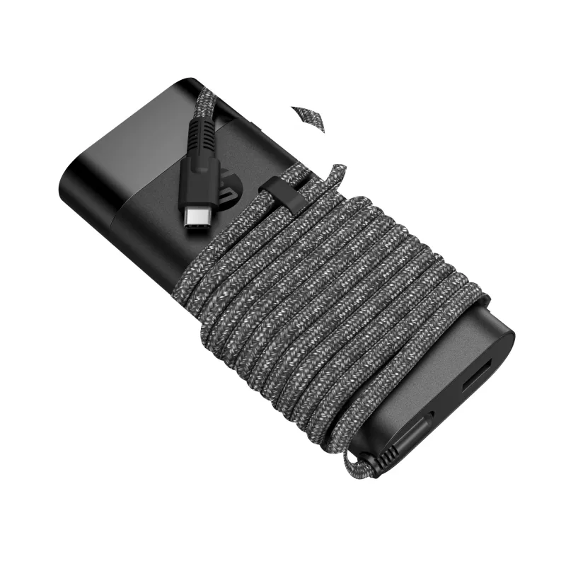 HP 110W USB-C nešiojamojo kompiuterio įkroviklis, nešiojamasis kompiuteris, vidaus, 110 W, verslo, juodas, 0 - 35 °C
