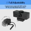 HP 620 FHD Webcam, 4 MP, 1920 x 1080 pikselių, Full HD, 60 kadrų per sekundę, 720p, 1080p, 5x