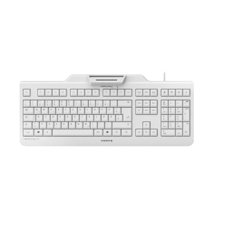 CHERRY SECURE BOARD 1.0 klaviatūra Biuro USB QWERTZ Vokiška Pilka