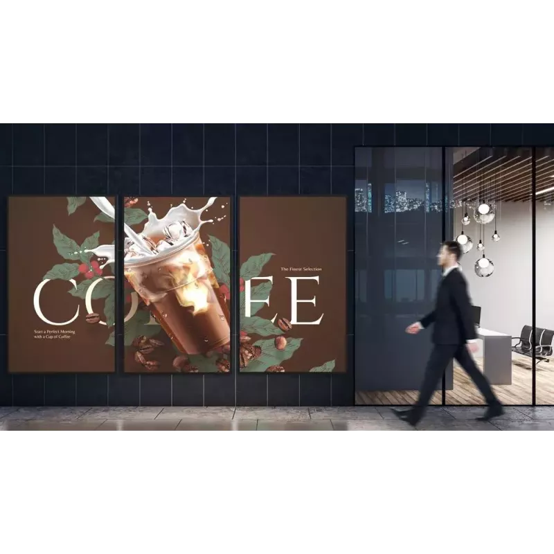 Skaitmeninės reklamos plokščiasis ekranas Optoma N3981K 98 colių LED 4K Ultra HD
