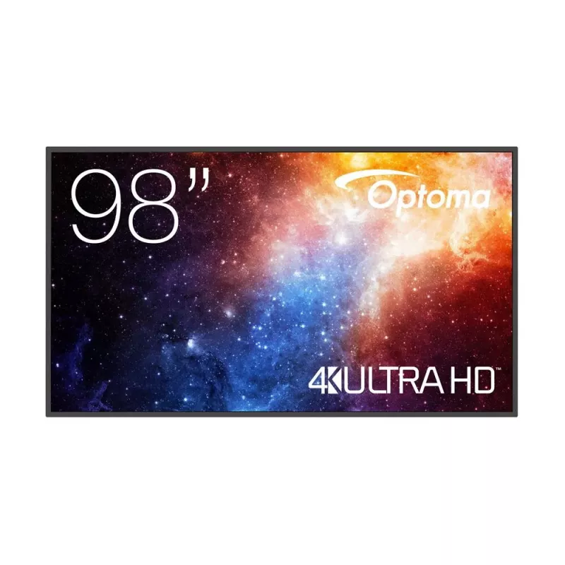 Skaitmeninės reklamos plokščiasis ekranas Optoma N3981K 98 colių LED 4K Ultra HD