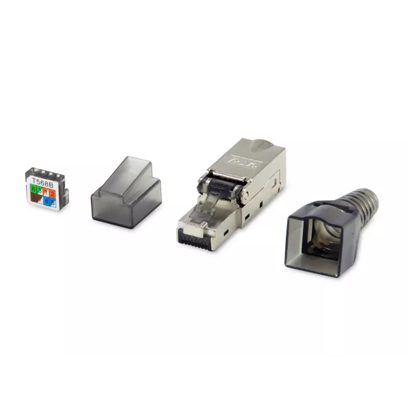 Equip 121171 laido jungtis RJ-45 Nikelio