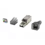 Equip 121171 laido jungtis RJ-45 Nikelio
