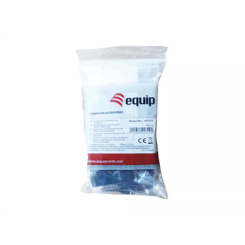 Equip 121171 laido jungtis RJ-45 Nikelio