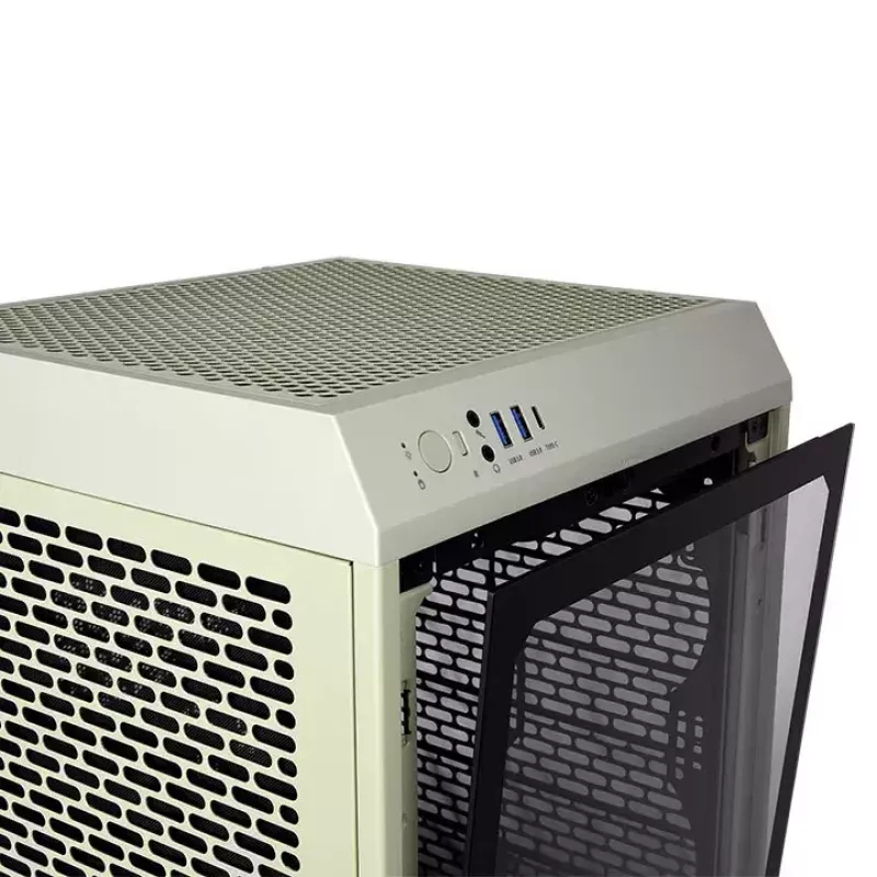 Kompiuterio korpusas Thermaltake Tower 200 Mini Tower žalias