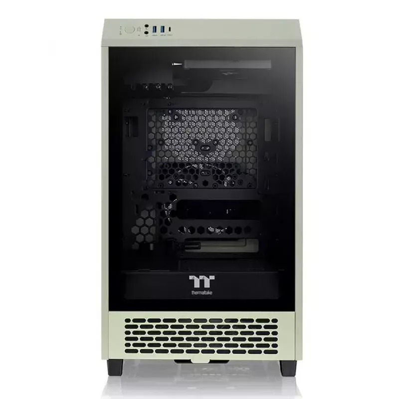 Kompiuterio korpusas Thermaltake Tower 200 Mini Tower žalias