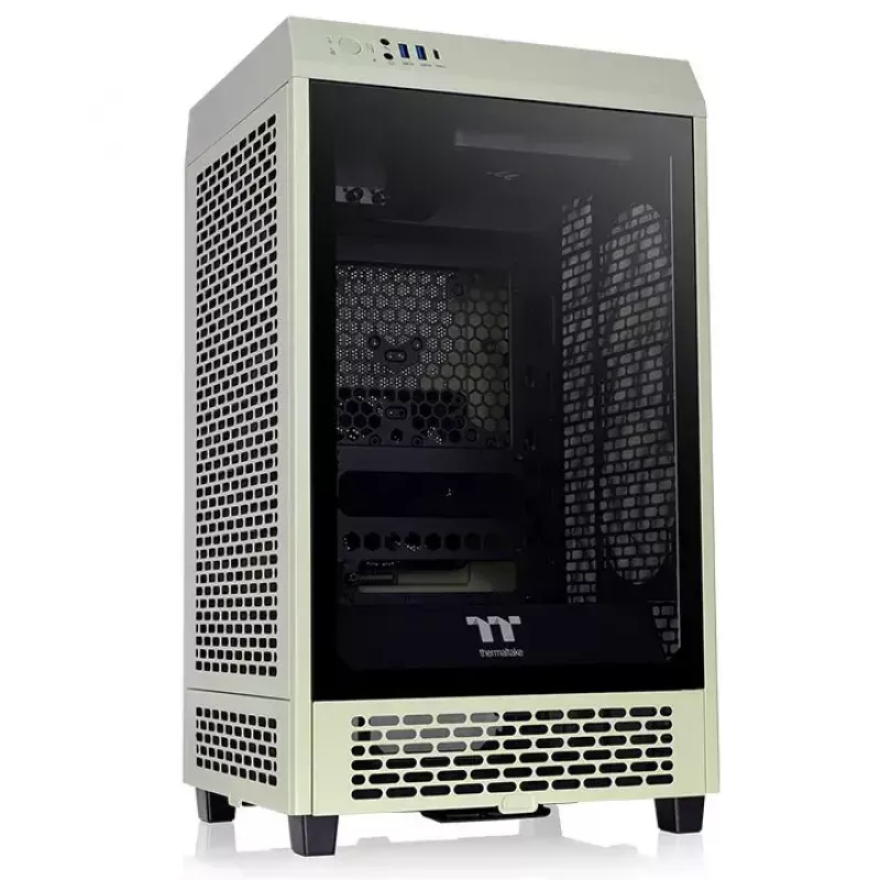 Kompiuterio korpusas Thermaltake Tower 200 Mini Tower žalias