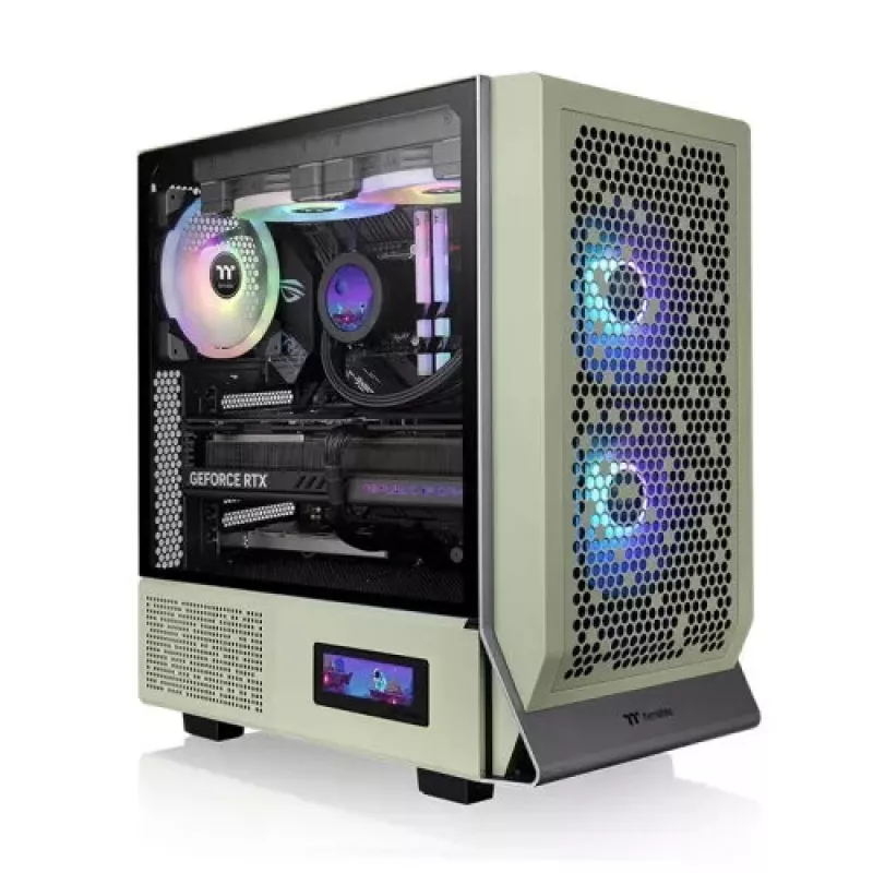 PC Case Thermaltake Ceres 300 TG Midi Tower Green