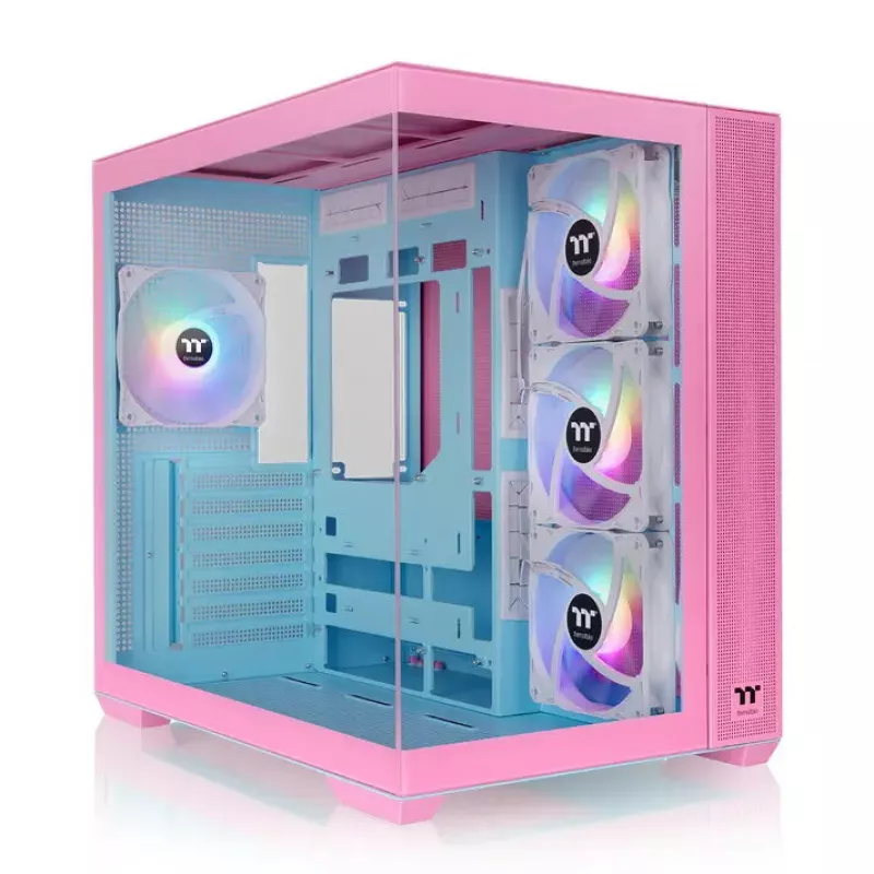 PC korpusas Thermaltake View 380 TG ARGB Midi Tower baltas