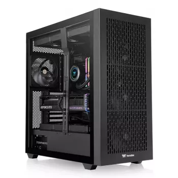 Full Tower korpusas Thermaltake AX500 Juoda 4x140mm ventiliatoriai 2,5 3,5 HDD