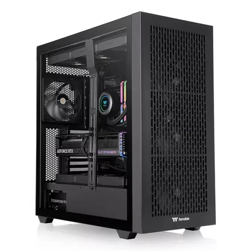 Full Tower korpusas Thermaltake AX500 Juoda 4x140mm ventiliatoriai 2,5 3,5 HDD
