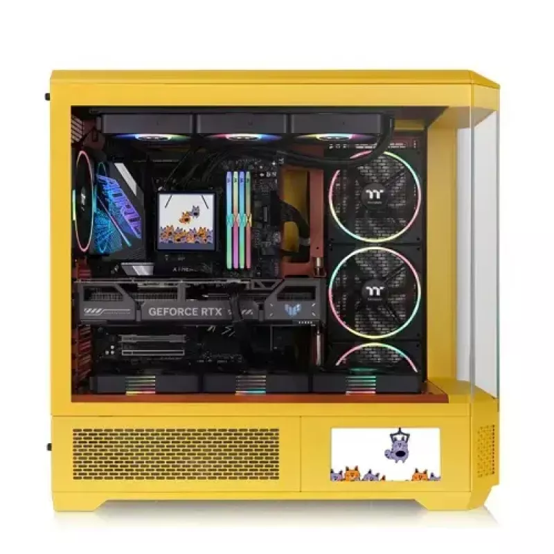 Full Tower korpusas Thermaltake CA-11H-00FMWN-00 Caramel PS2 palaikymas