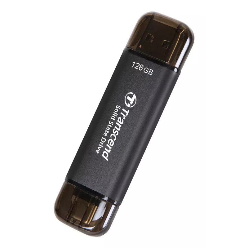 TRANSCEND Esd310c - 128GB nešiojamasis SSD - USB Type-A / USB Type-C