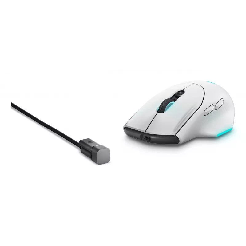 Alienware AW620M pelė žaidimams, dešinei rankai, RF belaidė + USB Type-C, optinė, 26000 DPI
