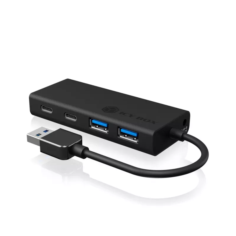 ICY BOX IB-HUB1426-U3 USB 3.2 Gen 1 (3.1 Gen 1) Type-A 5000 Mbit/s Juoda