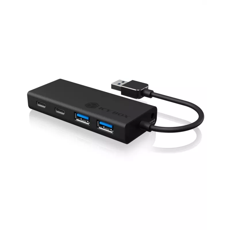 ICY BOX IB-HUB1426-U3 USB 3.2 Gen 1 (3.1 Gen 1) Type-A 5000 Mbit/s Juoda