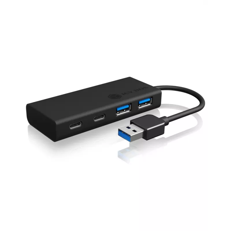 ICY BOX IB-HUB1426-U3 USB 3.2 Gen 1 (3.1 Gen 1) Type-A 5000 Mbit/s Juoda