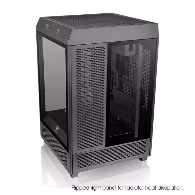 THERMALTAKE Korpusas Mid Tower - The Tower 500 - Juodas